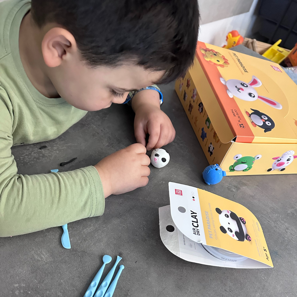 Lily the Bunny – DIY clay animal (1+ year)