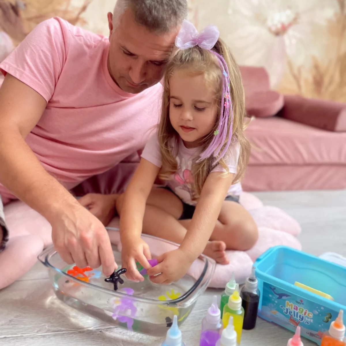 Magic Water Elf with GLITTER | Jungle | 8 Colors | for children 3+