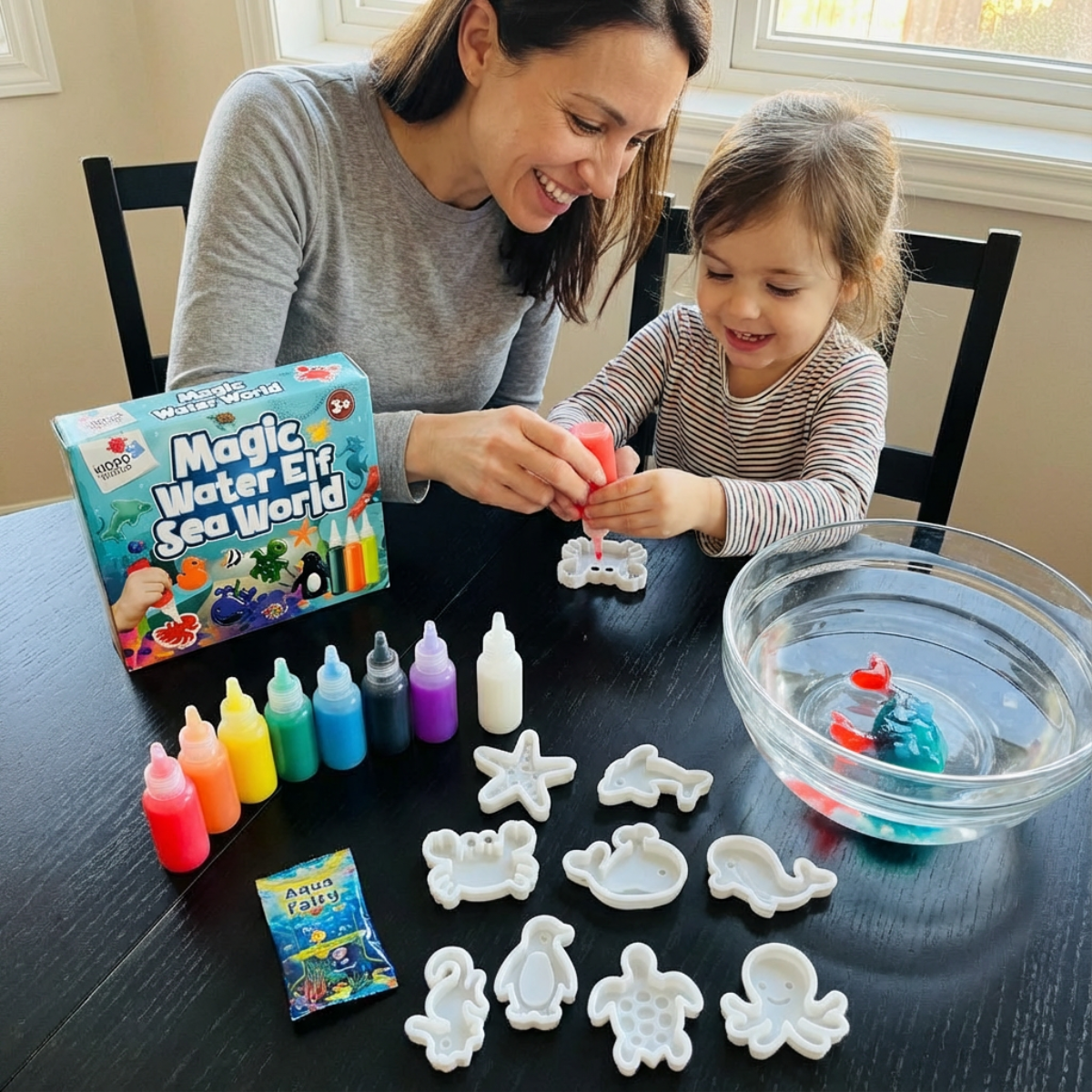 Magical Water Gnomes with GLITTER | Underwater World