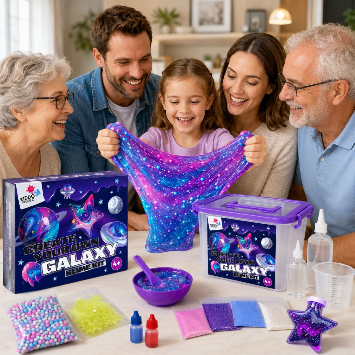 DIY Slime Squishies – Galaxy (4+ years)