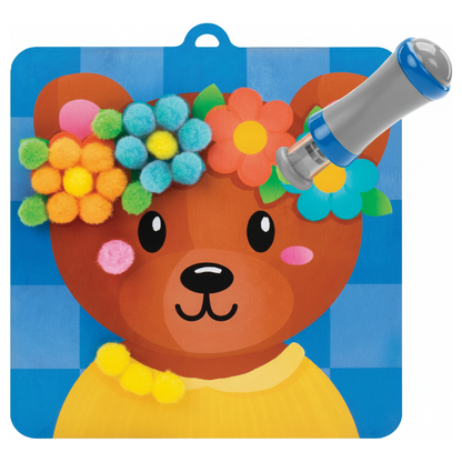 Pom Pom Kit | Sensory Creative Play with Fluffy Balls | for Kids 5+