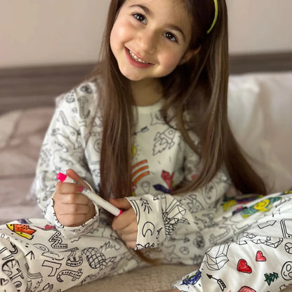 Zweiteiliges Pyjama-Set für Kinder - Color Me! 🍭 Candy