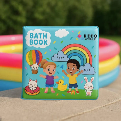 Wassermalbuch – Folge den Linien! Malen Sie mit Wasser durch Regenbögen und die Natur, wiederverwendbar (8 Seiten, 6–24 Monate)