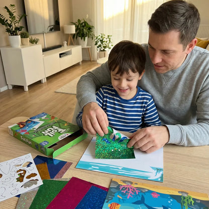 Wassermalbuch – Folge den Linien! Malen Sie mit Wasser durch Regenbögen und die Natur, wiederverwendbar (8 Seiten, 6–24 Monate)