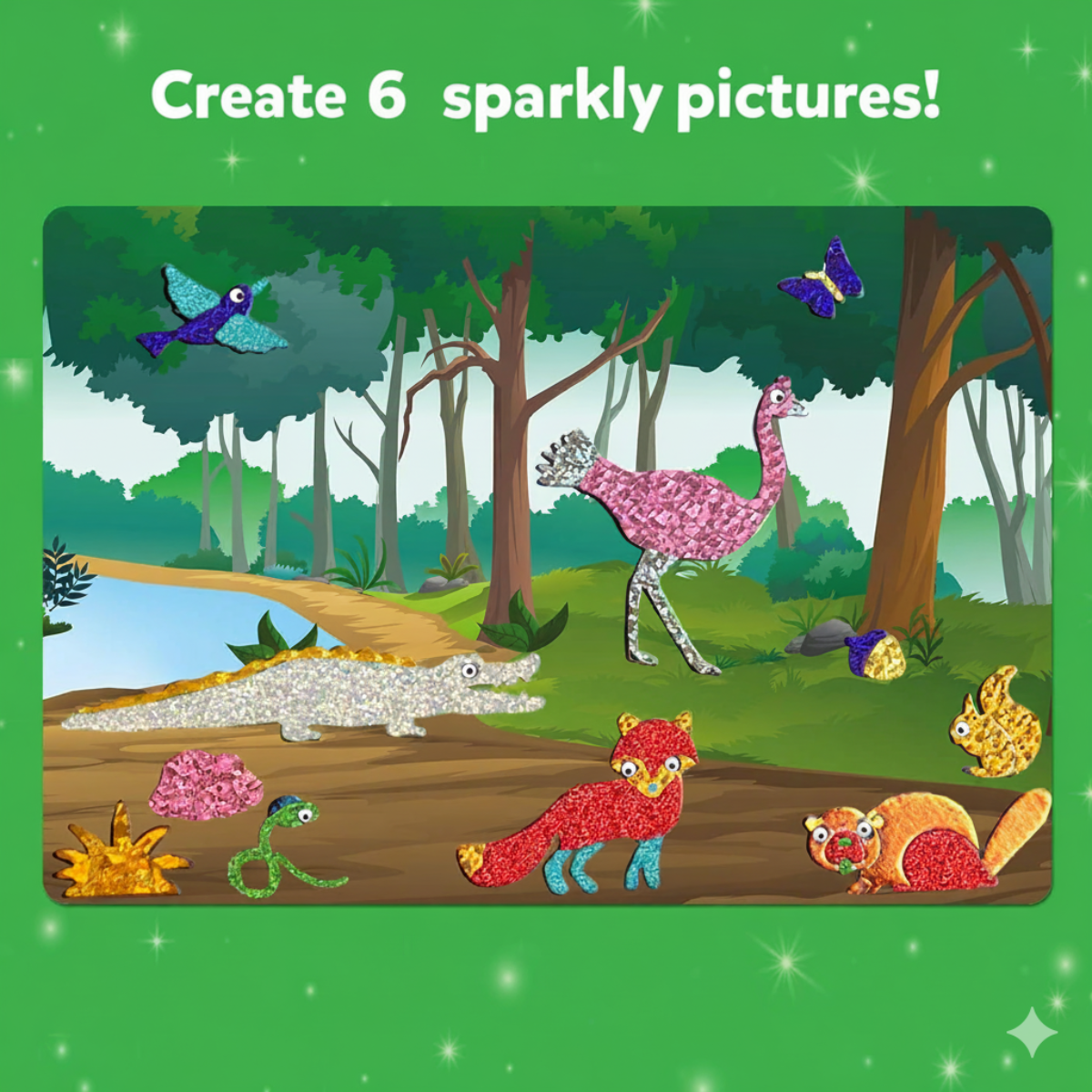 Foil Fun | Create Animals with Shiny Foils – Mess-Free | for Kids 3+