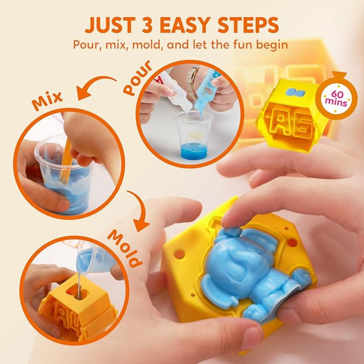 Creative DIY Squishy Figures Kit (6+ years)