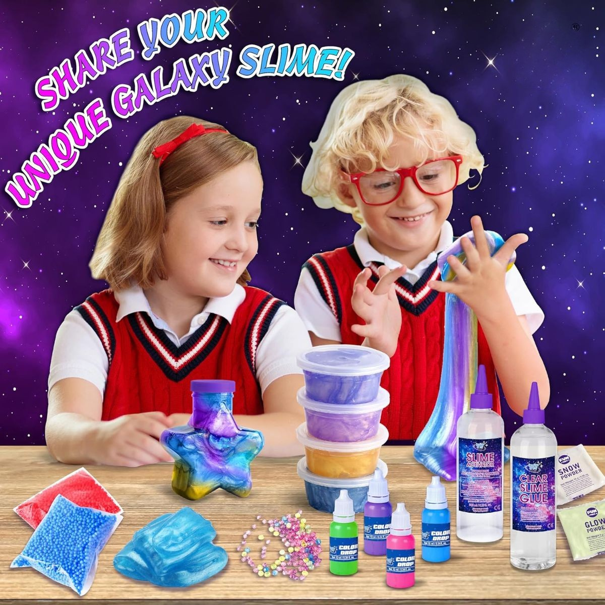 Galaxy Slime Kit | Create Your Own Slime Galaxy | for Kids 4+