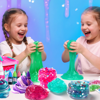 Ocean Mermaids Slime Kit | Create Your Own Slime Ocean World, for Kids 4+
