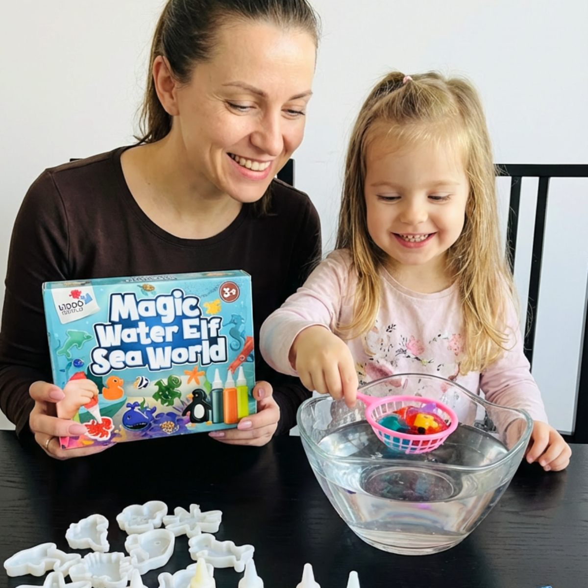 Magical Water Gnomes with GLITTER | Underwater World