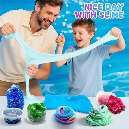 Ocean Mermaids Slime Kit | Create Your Own Slime Ocean World, for Kids 4+