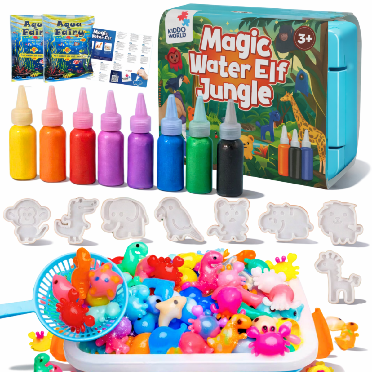 Magical Water Elf | Jungle | 4, 8 or 12 Colors | for Children 3+
