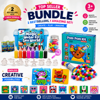 TOPSELLER BUNDLE: Magic Water Squishies & Pom Pom Kit
