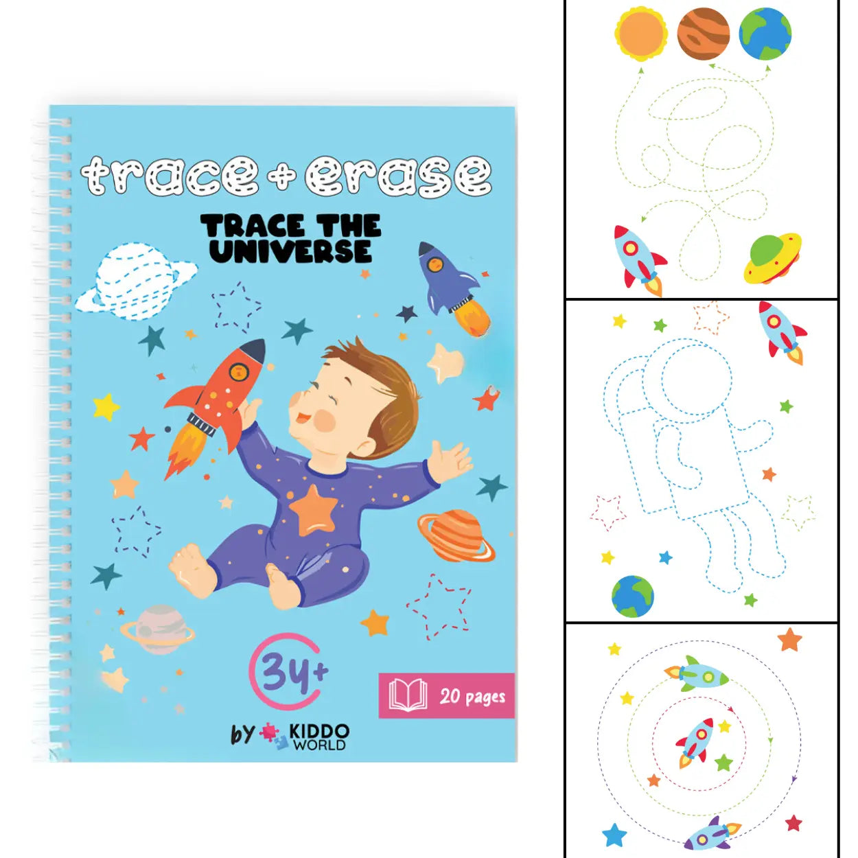 ESCRIBE & BORRA: Trace the Universe (3+ años)