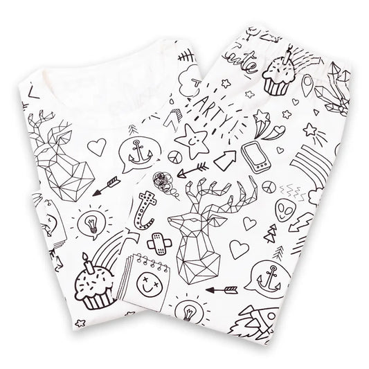 Zweiteiliges Pyjama-Set für Kinder - Color Me! 🥳 Party