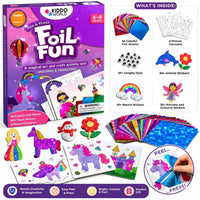 Foil Fun: Unicorns & Princesses l Create Sparkling Fairytales with No Mess! (4+ years)
