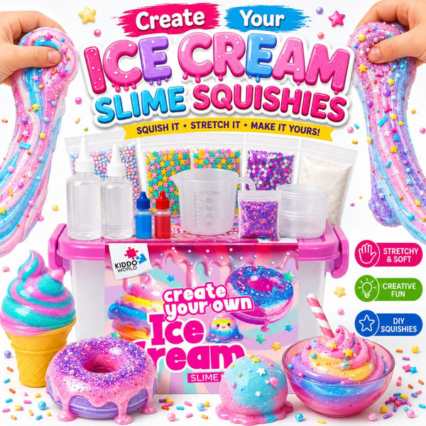 DIY Slime Squishies – Ice Cream (Ages 4+) – kiddo-world-com