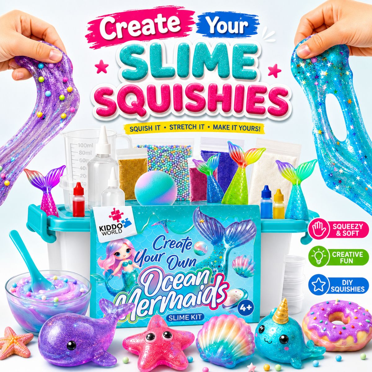 DIY Slime Squishies – Mermaid (Ages 4+)