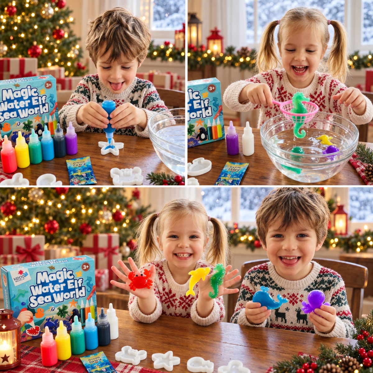 Magic Water Squishies – Creative 3D Figure Making Kit | 3+ Years