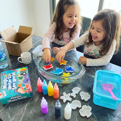 Magical Water Gnomes with GLITTER | Underwater World