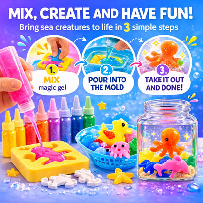 Magic Water Elf, Sea World, 8 Colors and 8 Molds