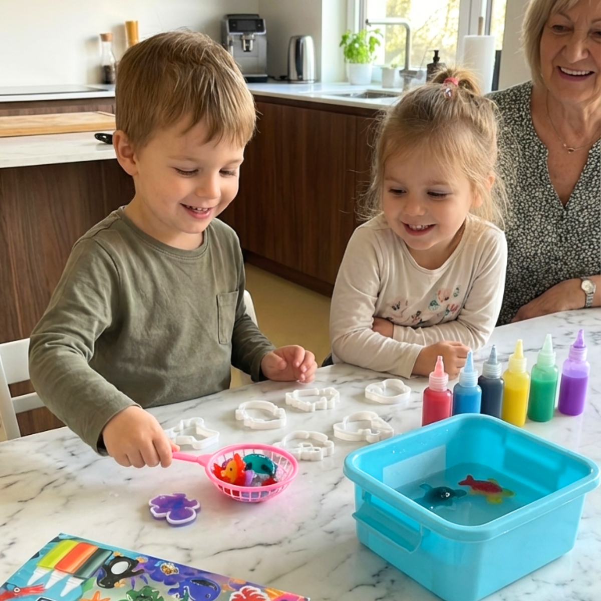 Magical Water Gnomes with GLITTER | Underwater World