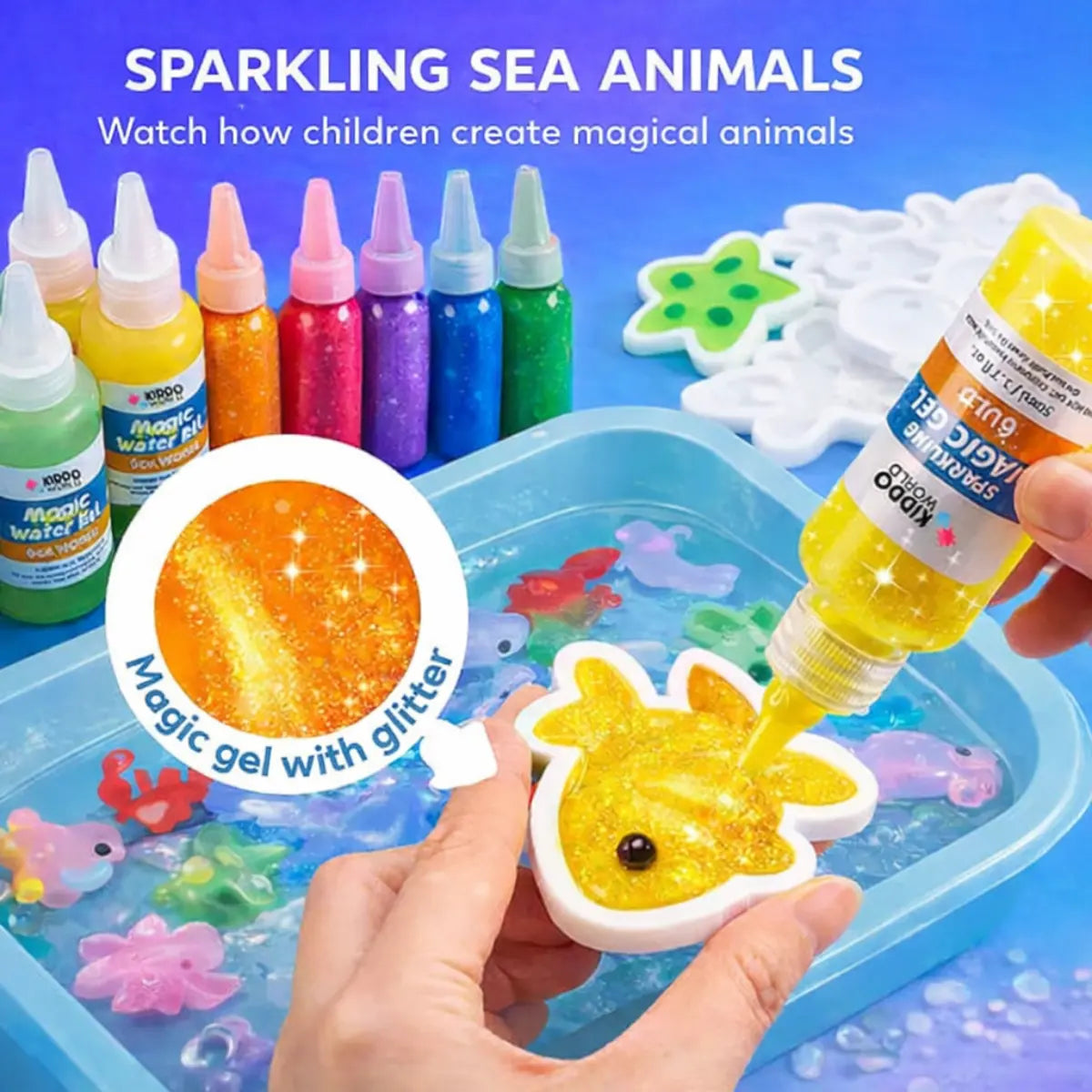 Magic Water Elf, Sea World, 8 Colors and 8 Molds