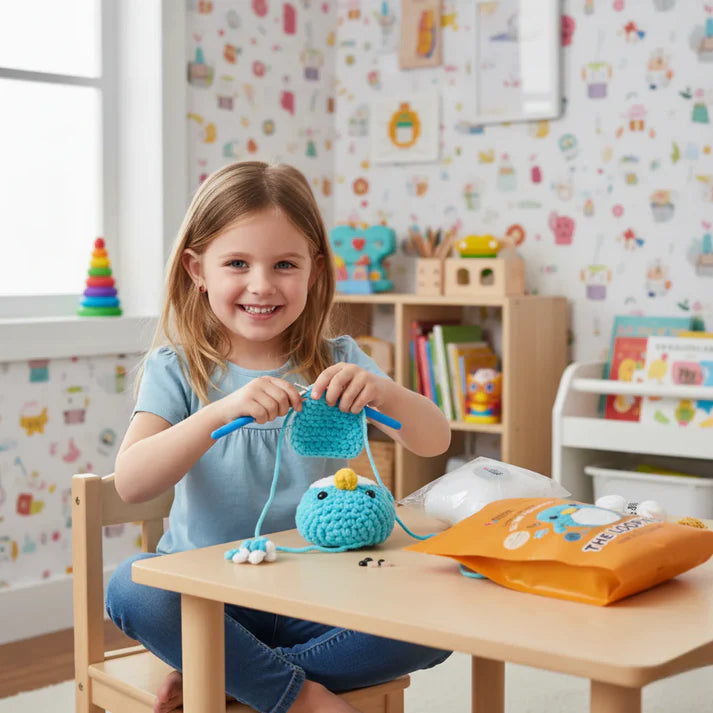 The Loopies 2+1 – Crochet Kit | 3 Adorable Characters | For children 10+