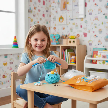 The Loopies 2+1 – Crochet Kit | 3 Adorable Characters | For children 10+