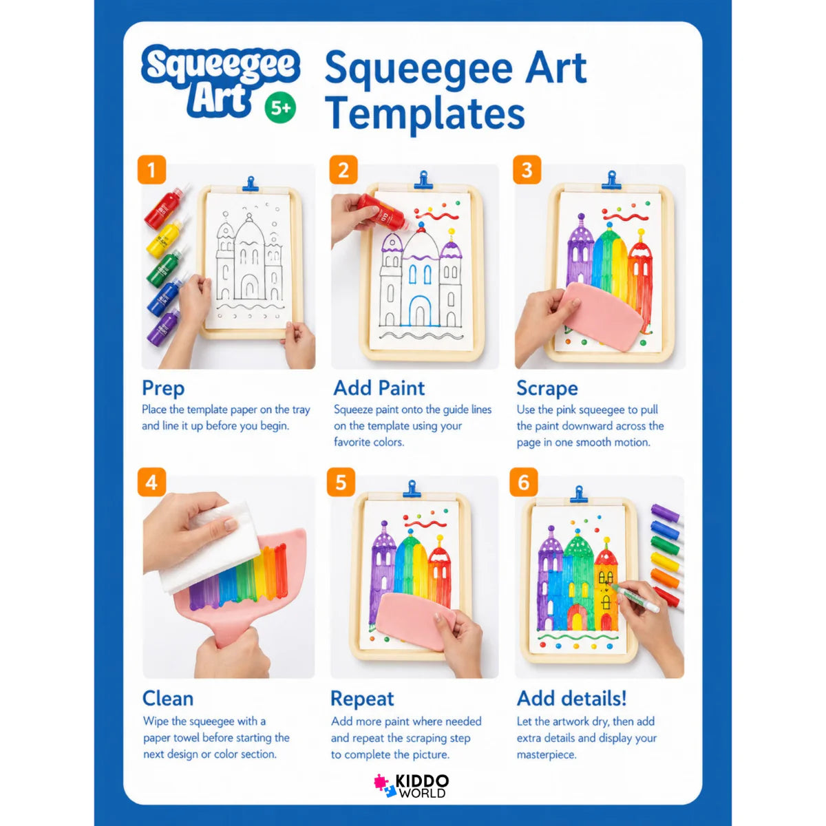 Squeegee Art: 100 New Templates Expansion Pack