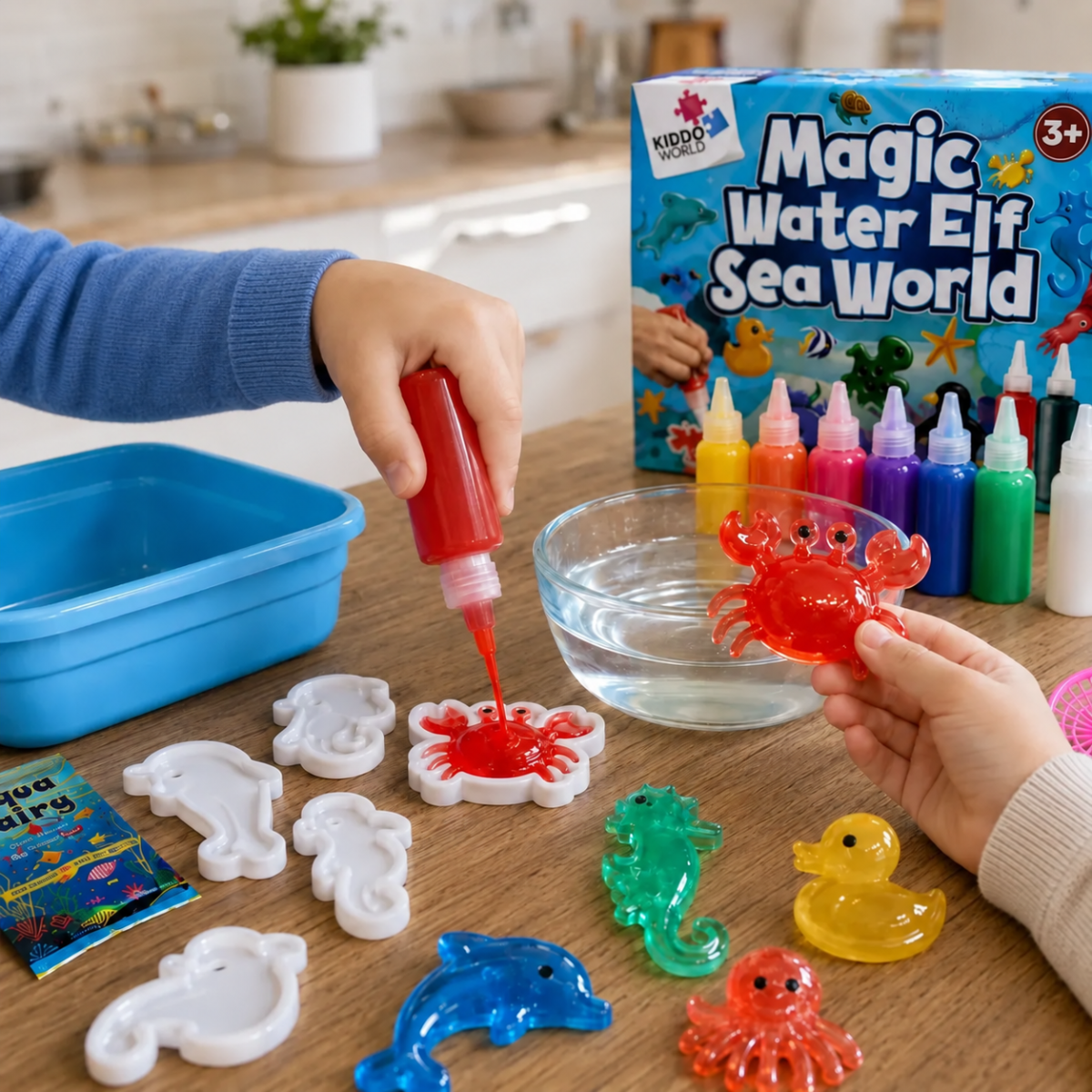 Magic Water Squishies – Creative 3D Figure Making Kit | 3+ Years