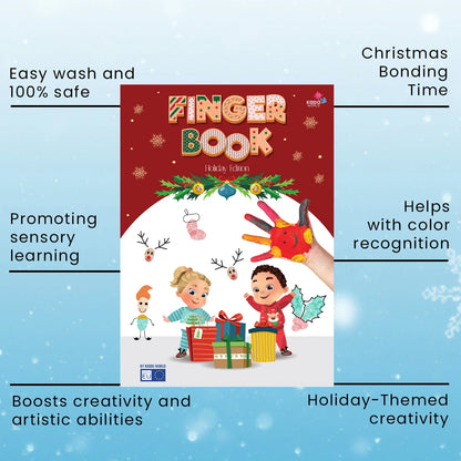 Limited Edition: Christmas Finger Painting Coloring Book