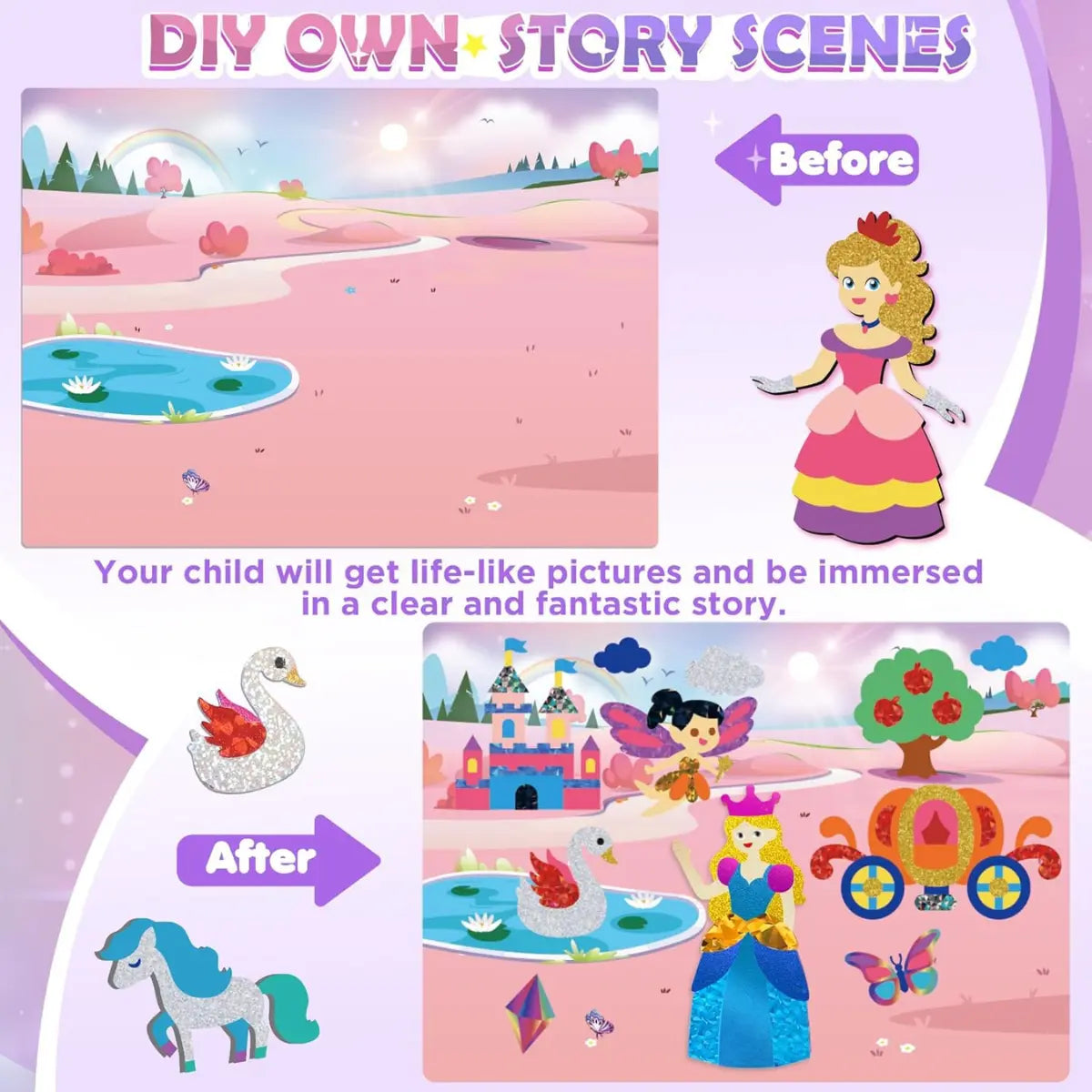 Foil Fun: Unicorns & Princesses – Create Sparkling Fairy Tales Without the Mess! (Ages 4+)
