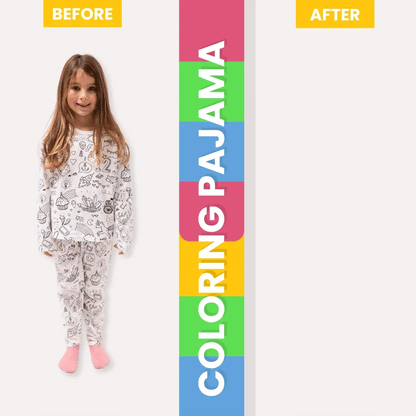 Zweiteiliges Pyjama-Set für Kinder - Color Me! 🦖 Dinosaurier