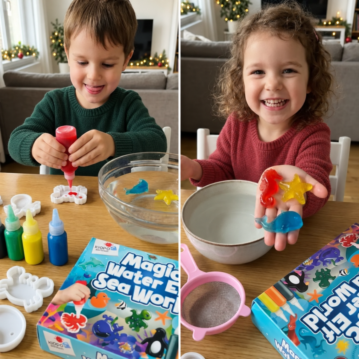 Magic Water Squishies – Creative 3D Figure Making Kit | 3+ Years
