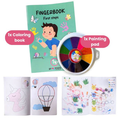 Fingerprint Coloring Book First Steps (1+ year)