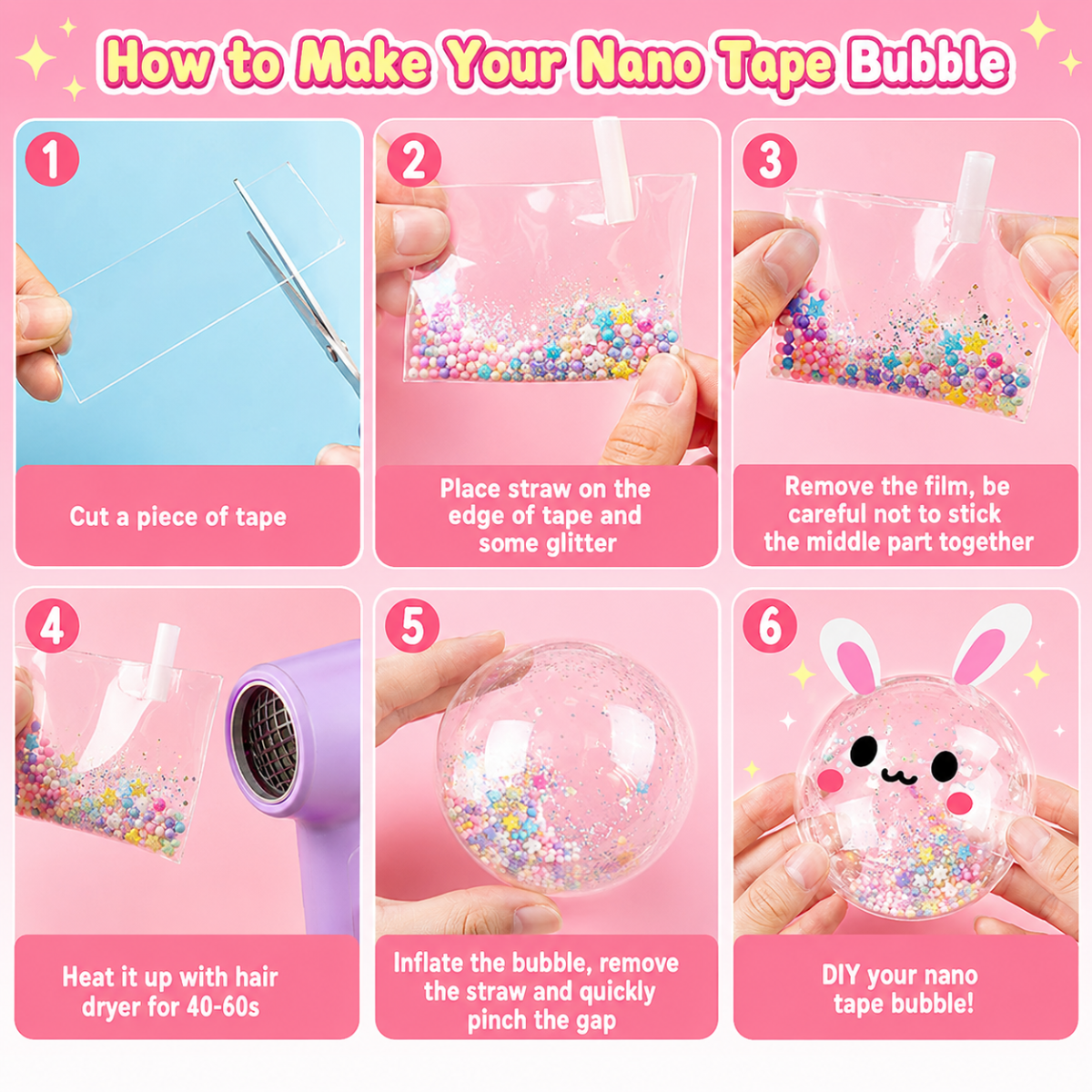 41-Piece DIY Bubble Squishies Kit (Ages 4+)