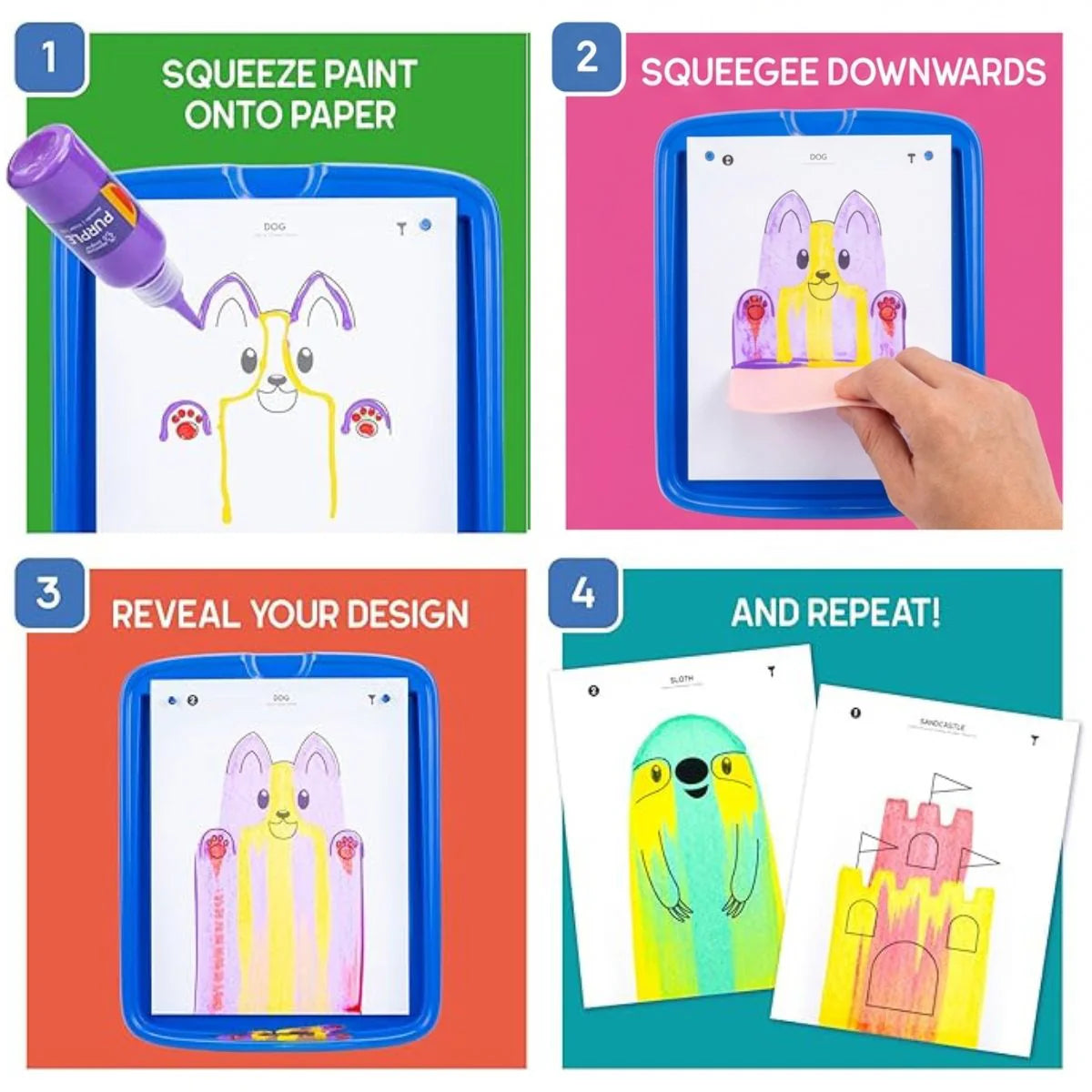 Squeegee Art: 100 New Templates Expansion Pack