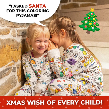 Zweiteiliges Pyjama-Set für Kinder - Color Me! 🍭 Candy