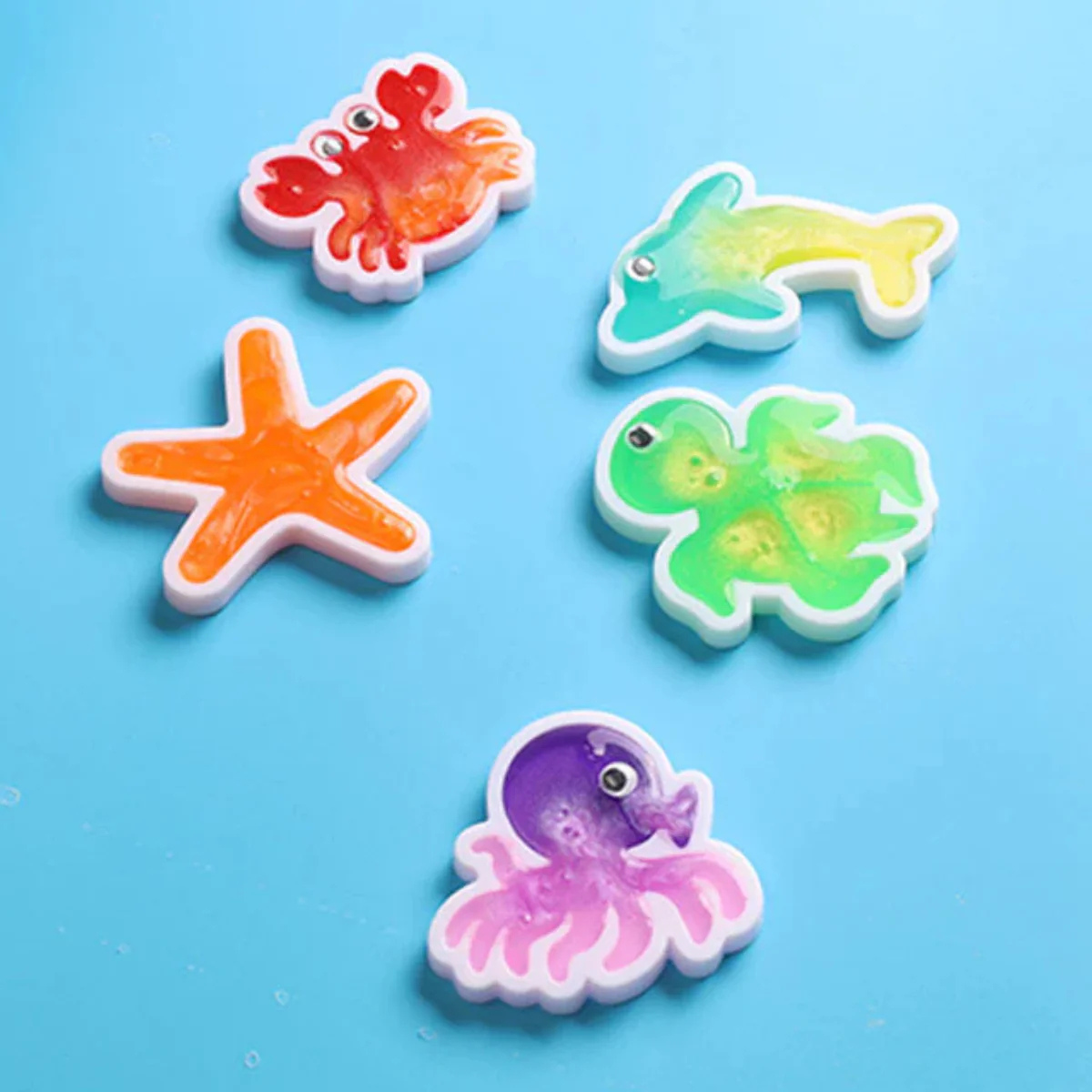 Magic Water Squishy Expansion Pack – 6 Additional Molds (New Animals and Shapes, Ages 3+)