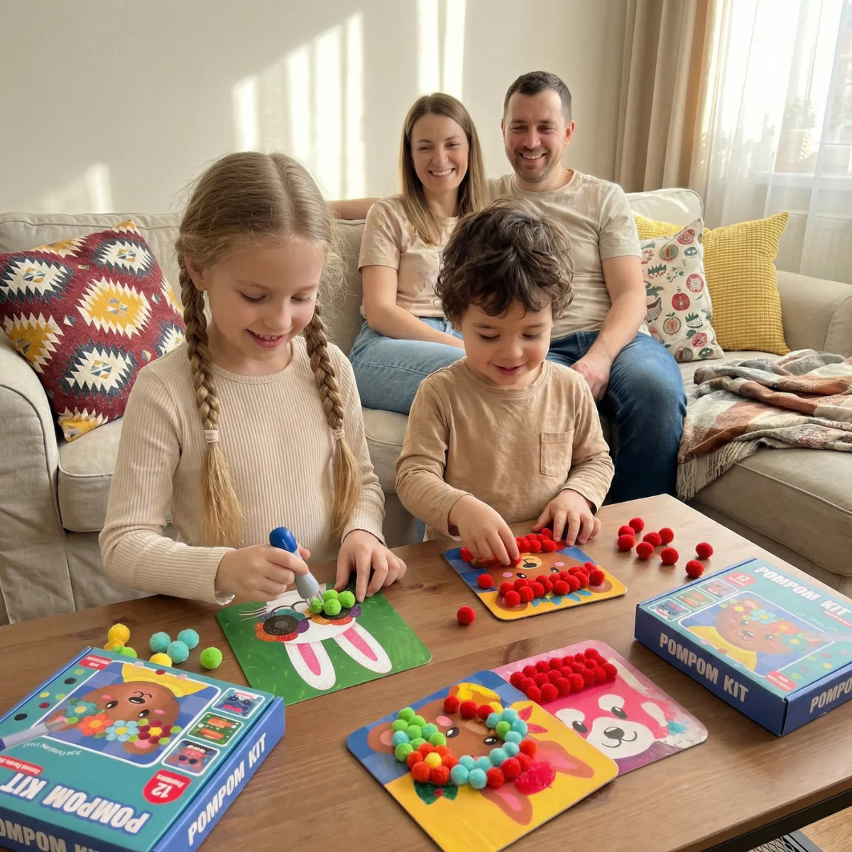 TOP HIT BUNDLE: Pom Pom Kit, Magic Water Squishies & Bubble Squishies