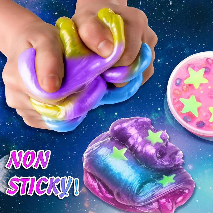 Slime Bundle 3-in-1 – Galaxy, Ice Cream & Mermaid Ocean Slime! (4+ years)