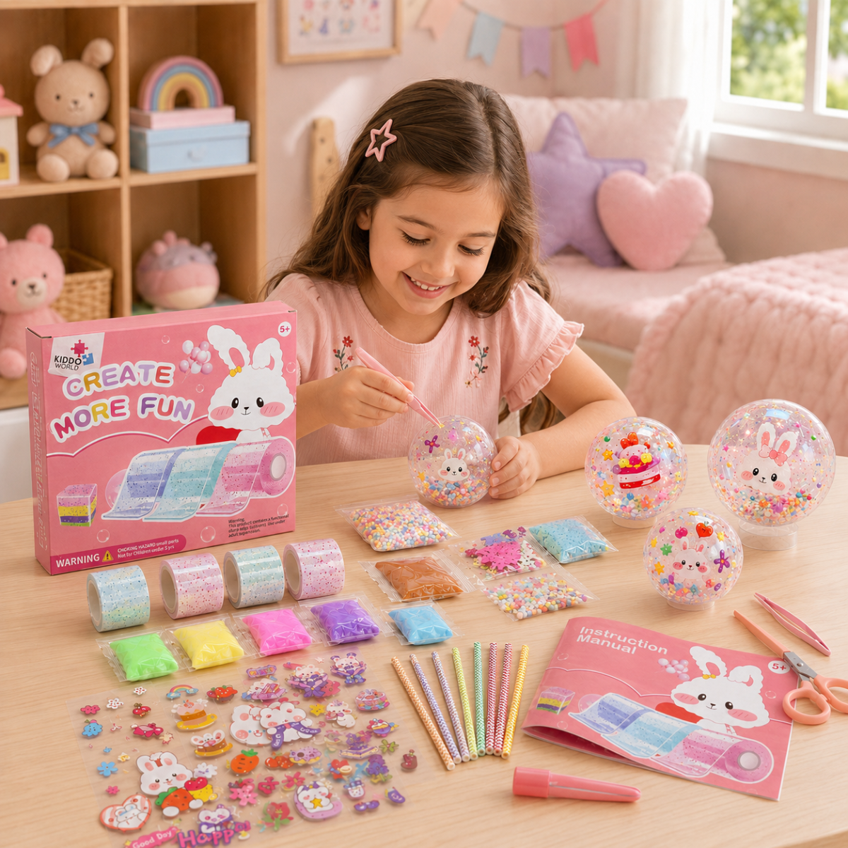 TOP HIT BUNDLE: Pom Pom Kit, Magic Water Squishies & Bubble Squishies