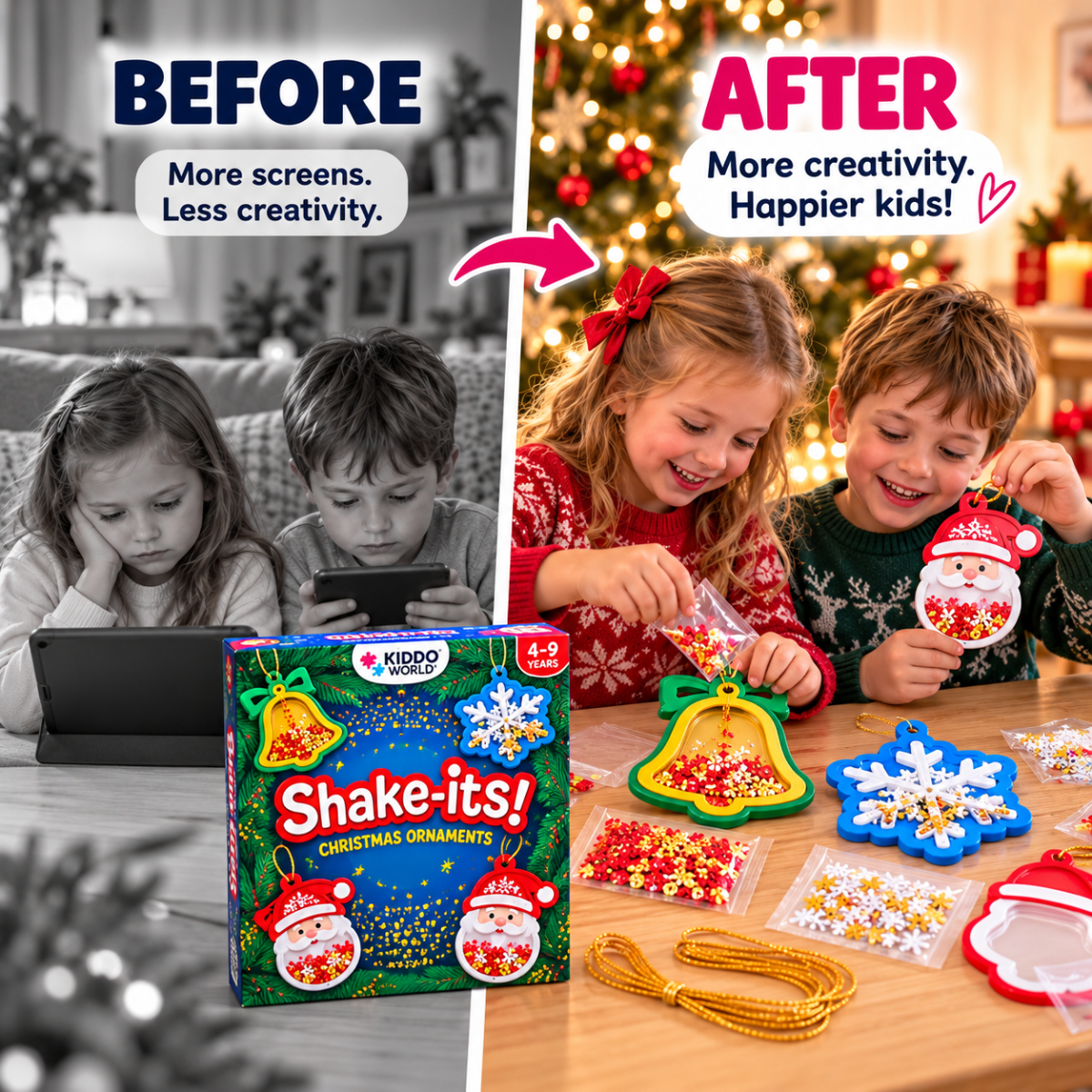 Shake-Its – Creative Kit for Making Festive Decorations (4+ years)