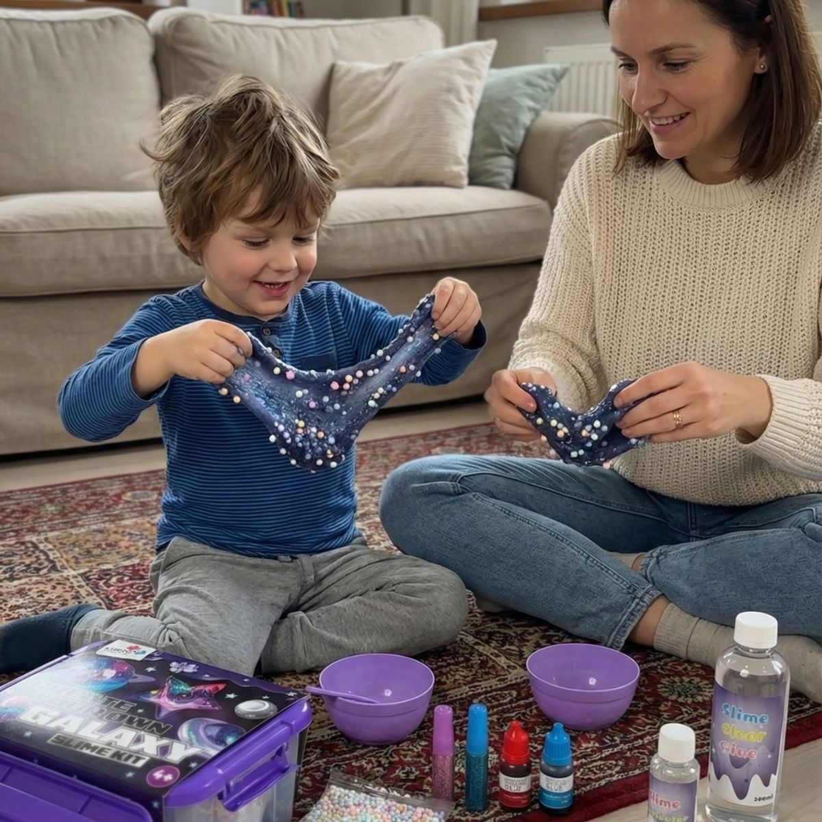 Galaxy Slime Kit | Sensory STEM Play | Ages 4+