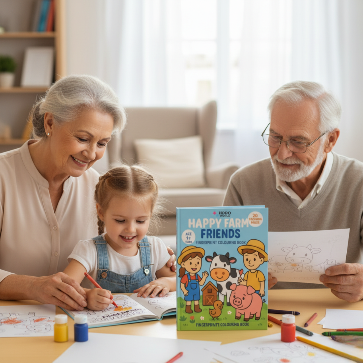 Fingerprint-Malbuch Kleine Finger (ab 3 Jahren)