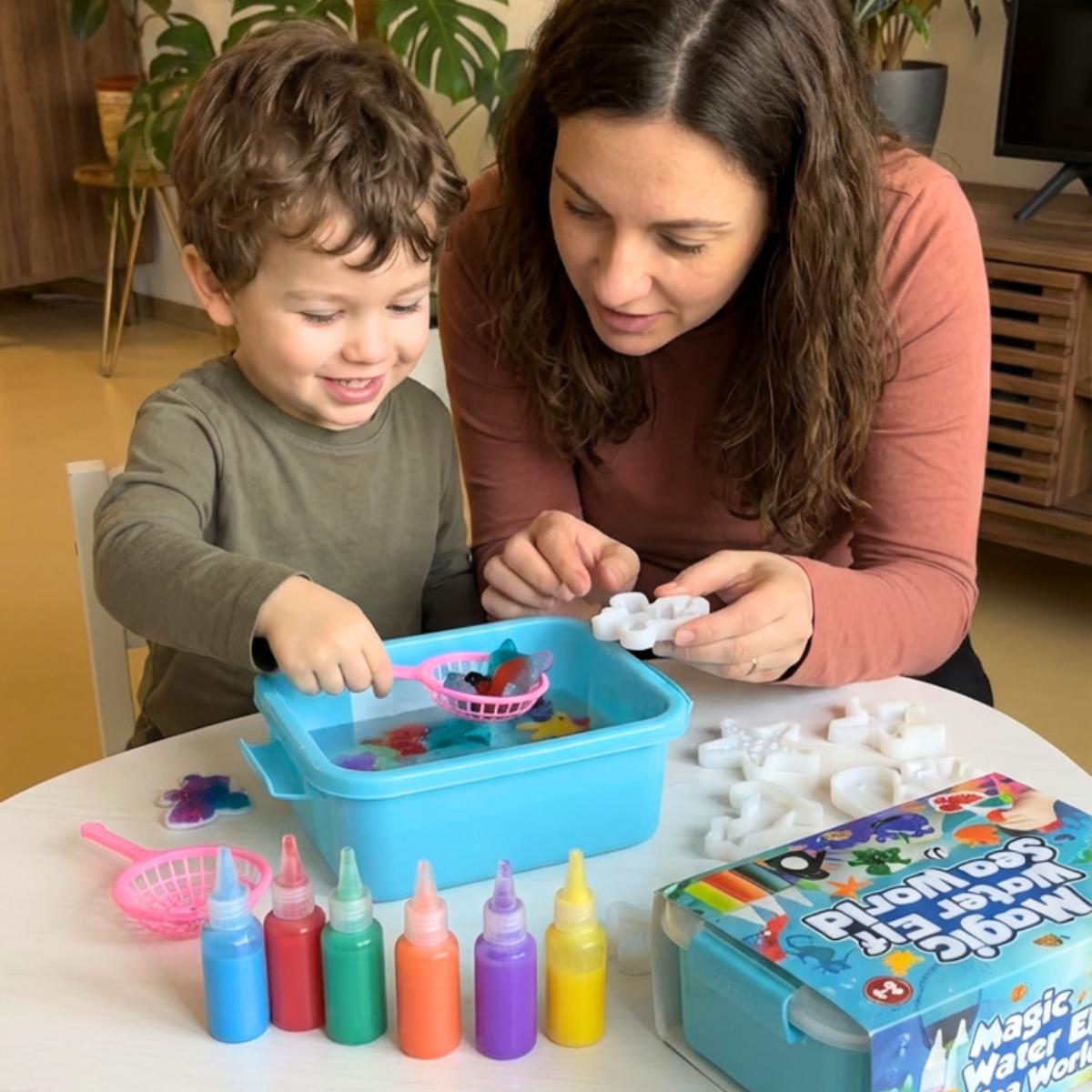 Magical Water Gnomes with GLITTER | Underwater World