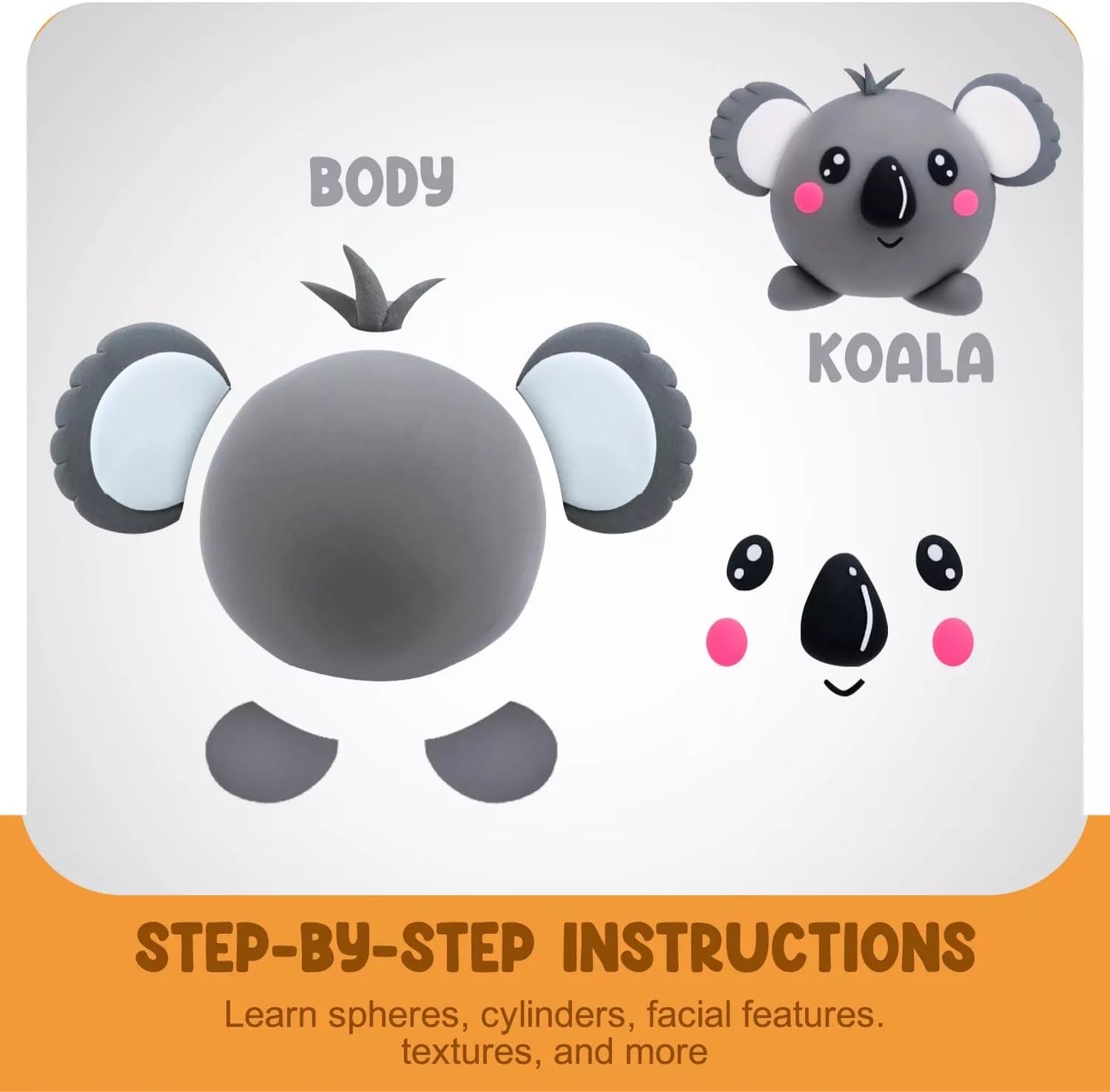 Pet Paradise Air Clay – soft modeling clay that air dries, for kids 3+