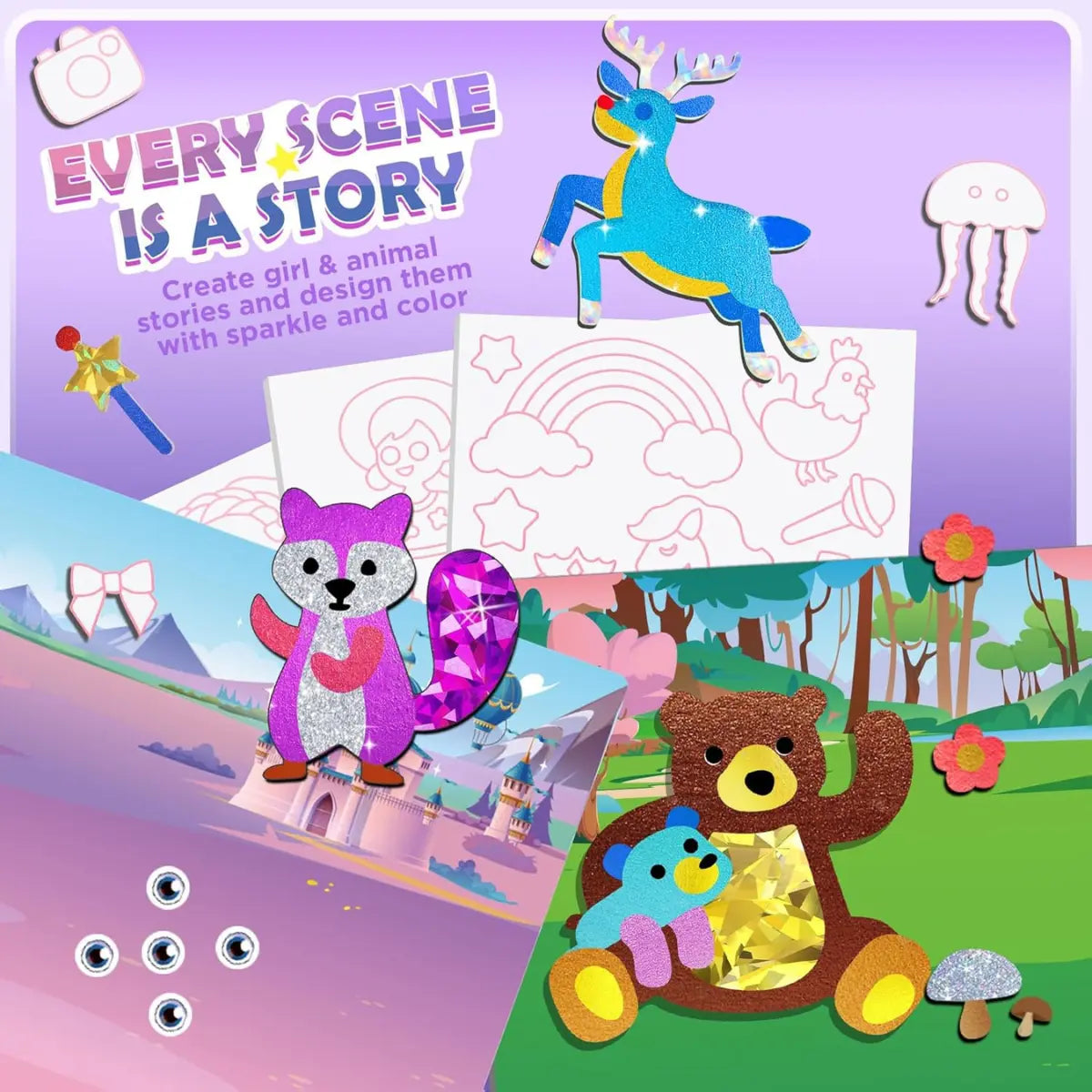 Foil Fun: Unicorns & Princesses – Create Sparkling Fairy Tales Without the Mess! (Ages 4+)