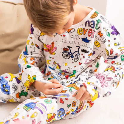 Zweiteiliges Pyjama-Set für Kinder - Color Me! 🍭 Candy