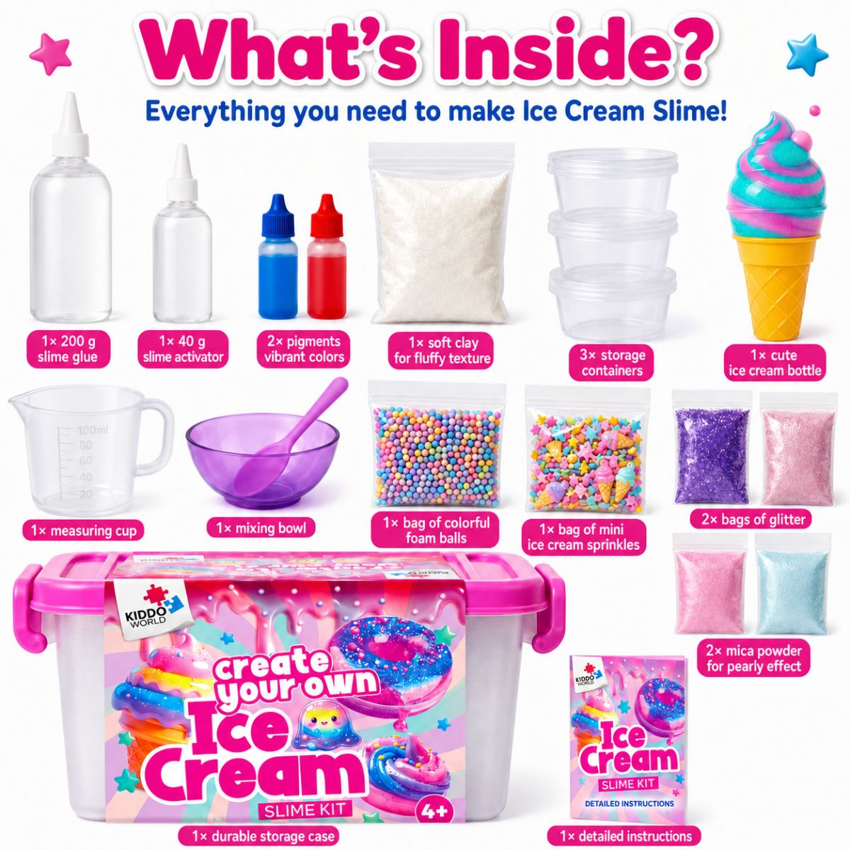 DIY Slime Squishies – Ice Cream (Ages 4+)
